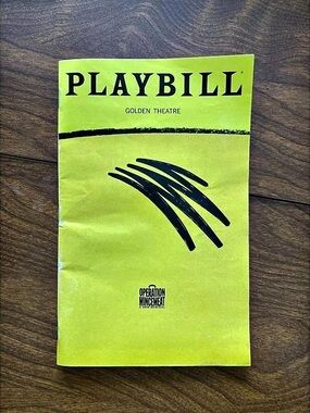 Playbill Operation Mincemeat Broadway  Golden Theatre September 2026
